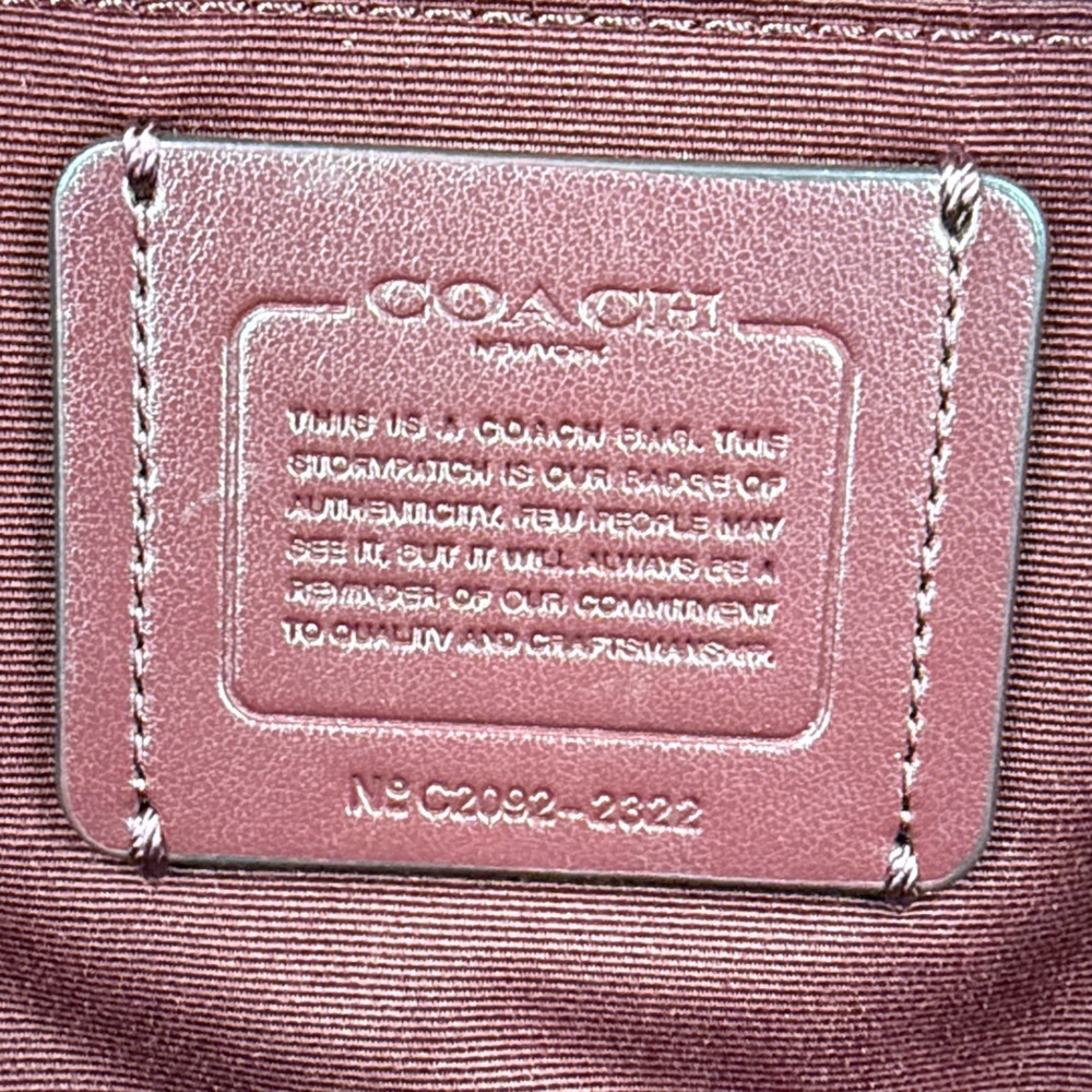 💥COACH -Jordyn Perforated Signature Leather Backpack / Miami Red - 45U674 - Picture 16 of 17